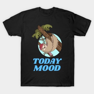 Funny Lazy Sloth design for lazy or sleepy days. T-Shirt